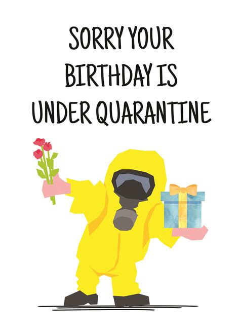 funny quarantine birthday sayings