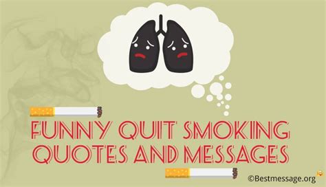 funny quit smoking sayings