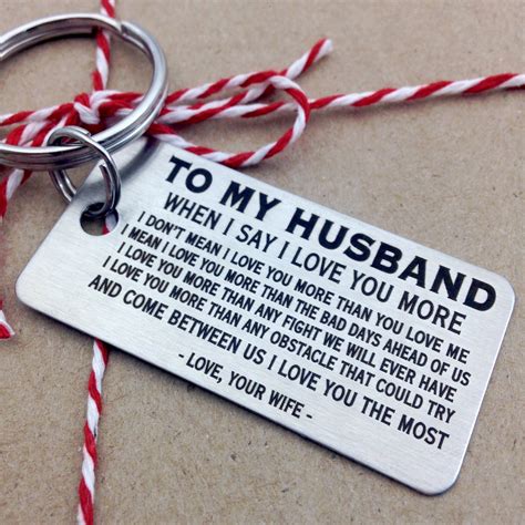 Funny Sayings to Write on Personalized Gifts to Husband