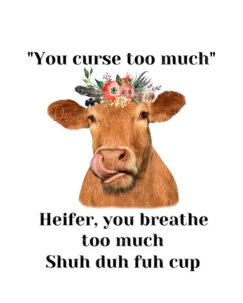 Funny Sayings with Cows