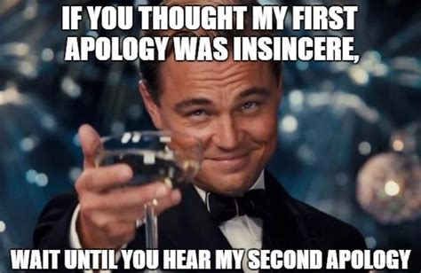 funny apology