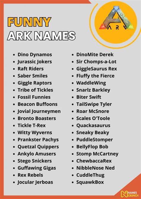 funny ark server names