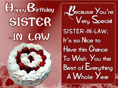 funny birthday message for sister in law