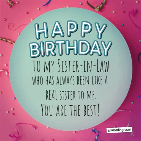 funny birthday quotes for sister in law