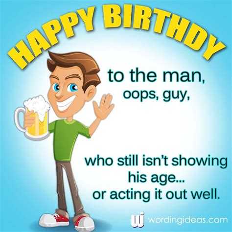 funny birthday wishes for male friend