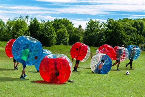 funny bubble soccer