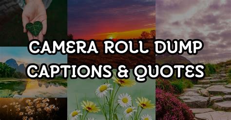 Funny Camera Roll Dump Captions