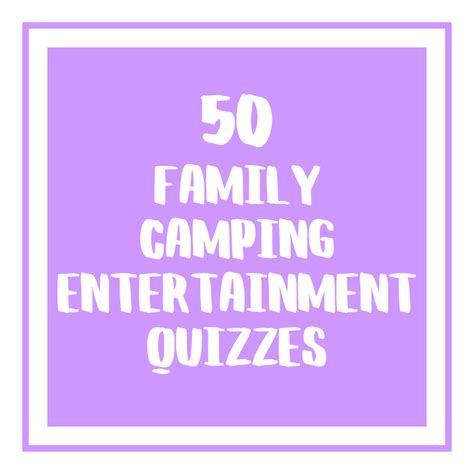 Funny Camping Trivia