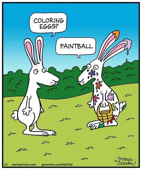 funny cartoon easter bunny
