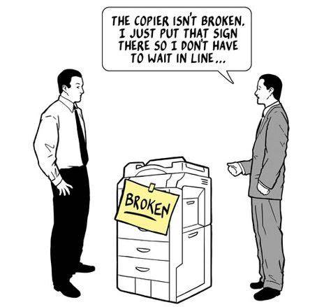Wise guy in the office. Geek humor, School humor, Printer