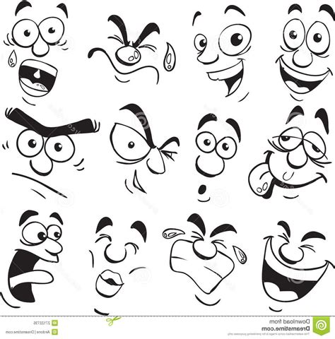 Funny Faces For Drawing
