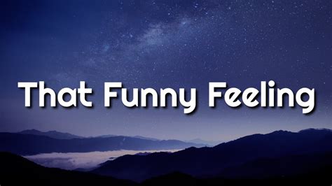 funny feeling lyrics