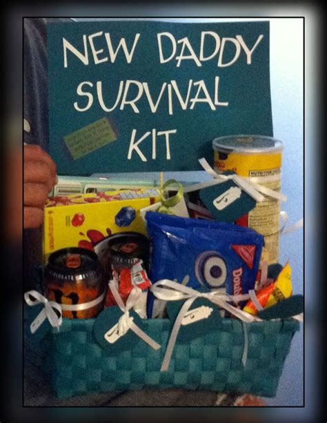 funny gift basket for father to be