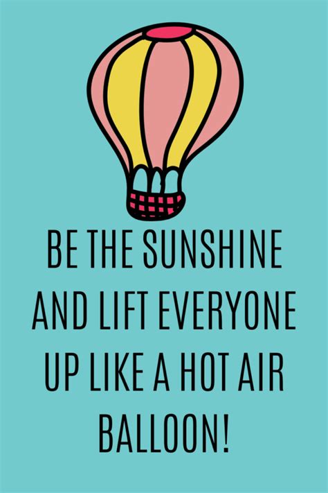 funny hot air balloon sayings