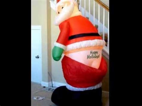 Funny Inflatable Mooning Santa