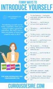 funny introduction lines about yourself example