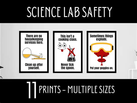 Funny Lab Safety Posters