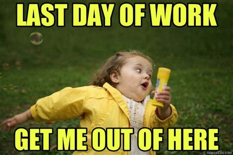 funny last day of work
