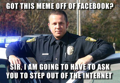 LOL Funny Meme About Police Officers vs. Hot Girl