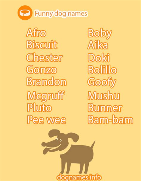 funny names of dogs