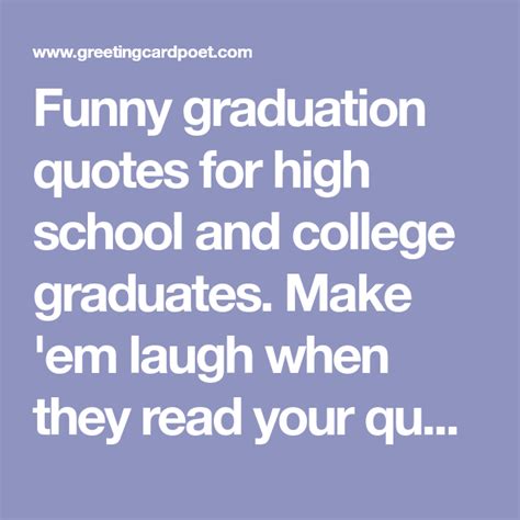 funny phrases to say to graduates