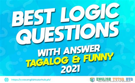 funny questions in tagalog