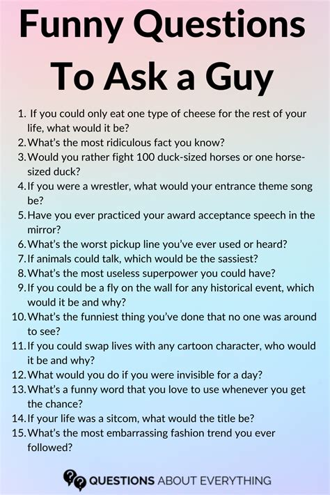 funny questions to ask with options