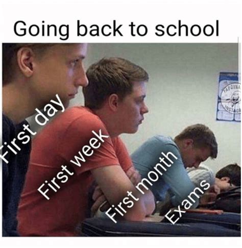 funny relatable memes about school