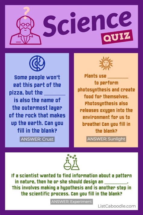 funny science questions with answers for students