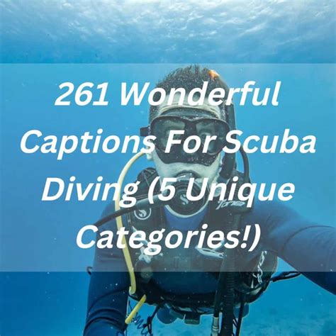 Funny Scuba Diving Captions