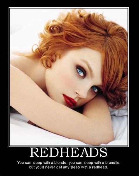 funny sexy saying to hot redhead