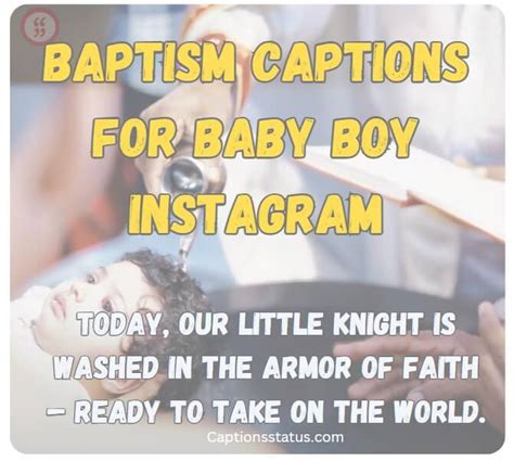funny short baptism captions for instagram