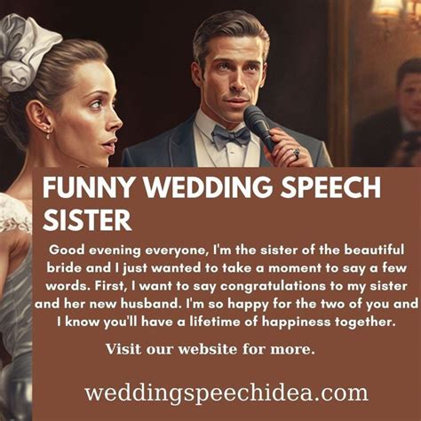 26+ Funny Sister Wedding Speeches