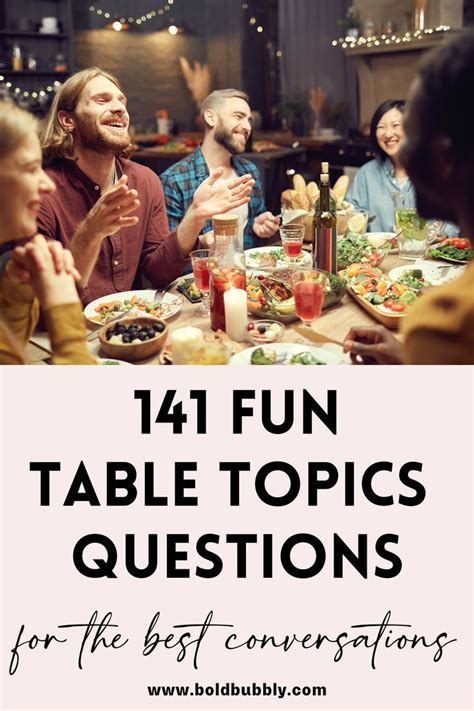 funny table topic questions list pdf