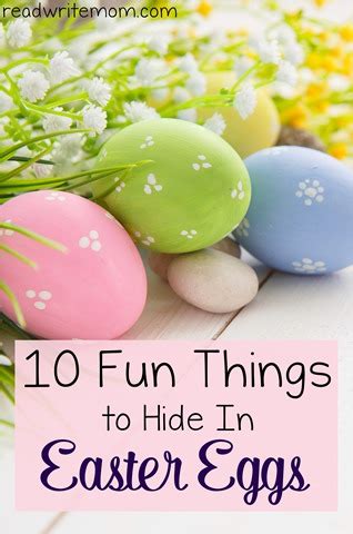 Funny Things To Hide In Easter Eggs