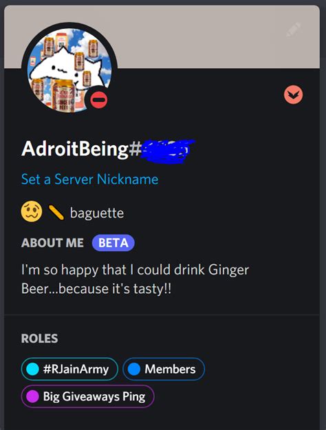 funny things to write in discord about me