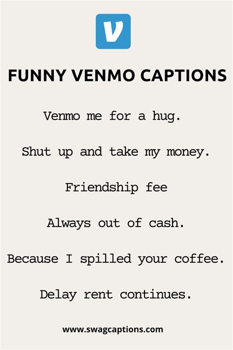 funny venmo captions for rent