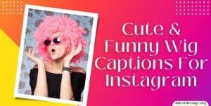 funny wig captions for instagram