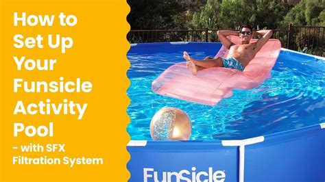 Funsicle QuickSet Pool Easiest Above Ground Swimming Pool YouTube