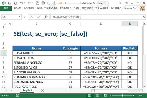 5 Funzioni Excel