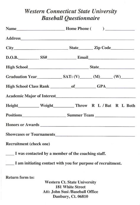 furman football recruiting questionnaire