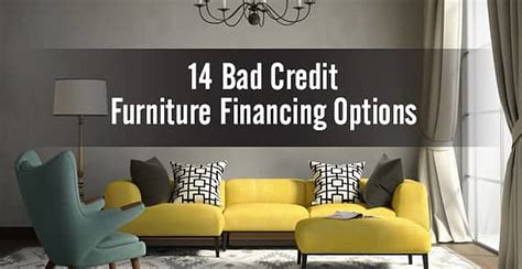 furniture financing bad credit