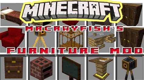 Furniture Mod Minecraft Java 1 17