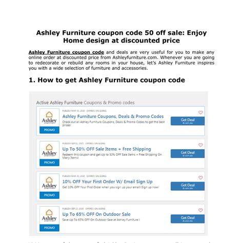 Furniture Pick Promotion Code
