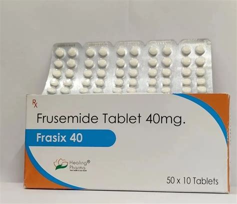 Furosemide 40 mg Tablet: Effective Diuretic for Fluid Relief and Swelling Reduction