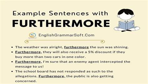 Furthermore Examples Sentences