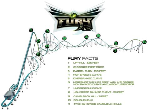 fury 325 roller coaster stats