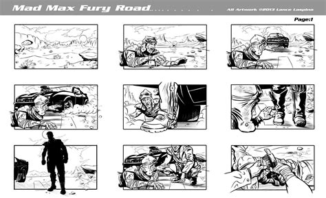 fury road storyboards