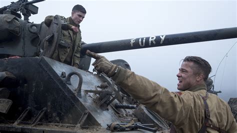 fury tank fight scene
