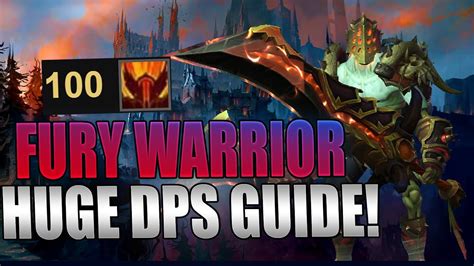 fury warrior dps spec rotation